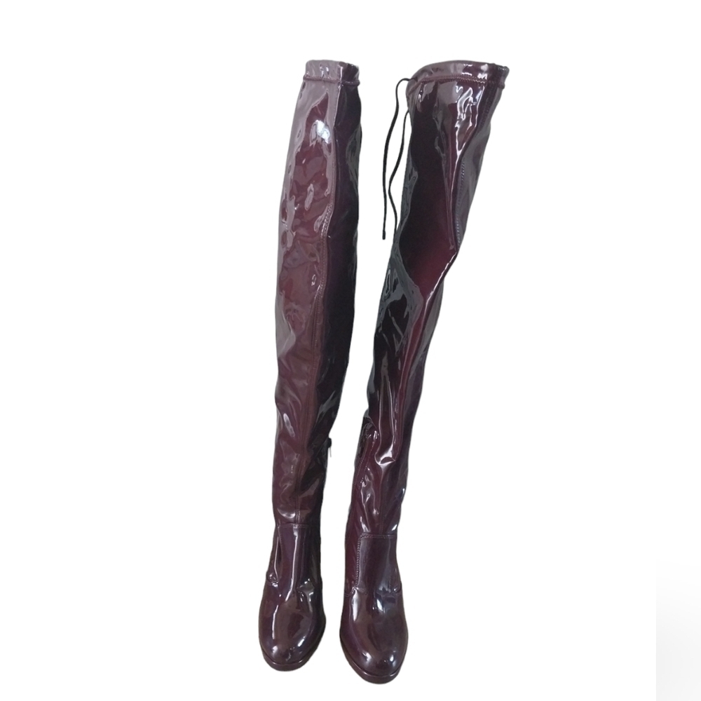 Gianni Bini Boots tall plumb colored size 7.5 women's - Picture 1 of 6